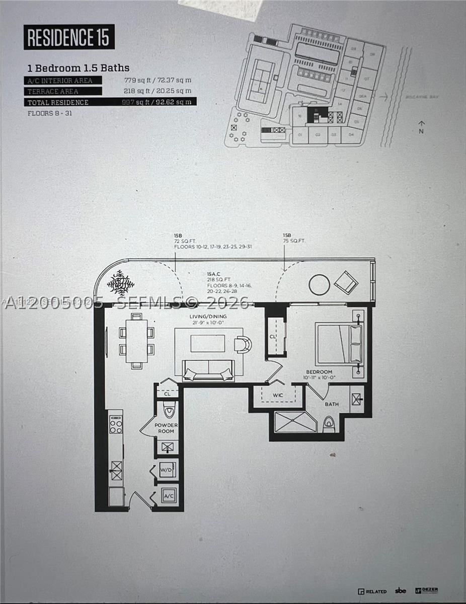 Real estate property located at 121 34 St #2215, Miami-dade, 3401 Midtown Condo, Miami, FL