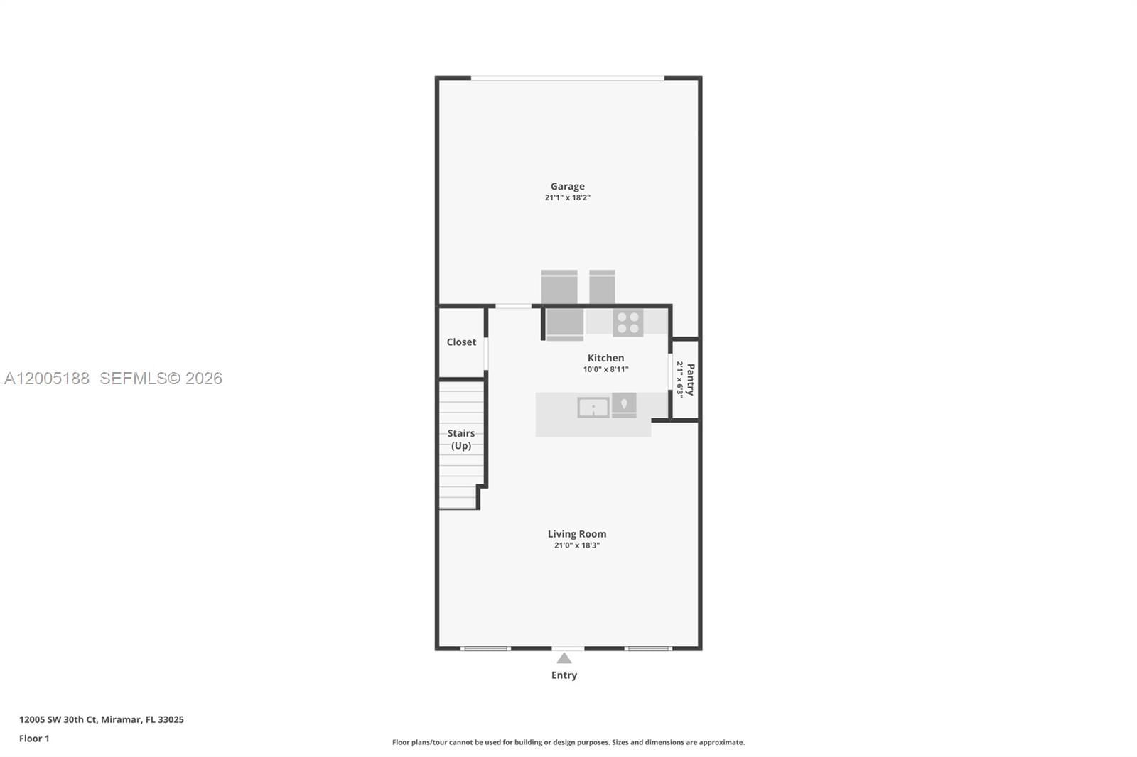 Real estate property located at 12005 30th Ct, Broward, Miramar Residential Plat, Miramar, FL