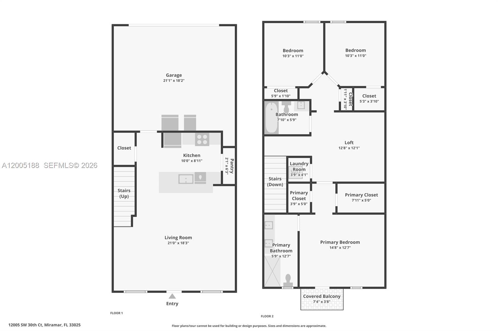 Real estate property located at 12005 30th Ct, Broward, Miramar Residential Plat, Miramar, FL