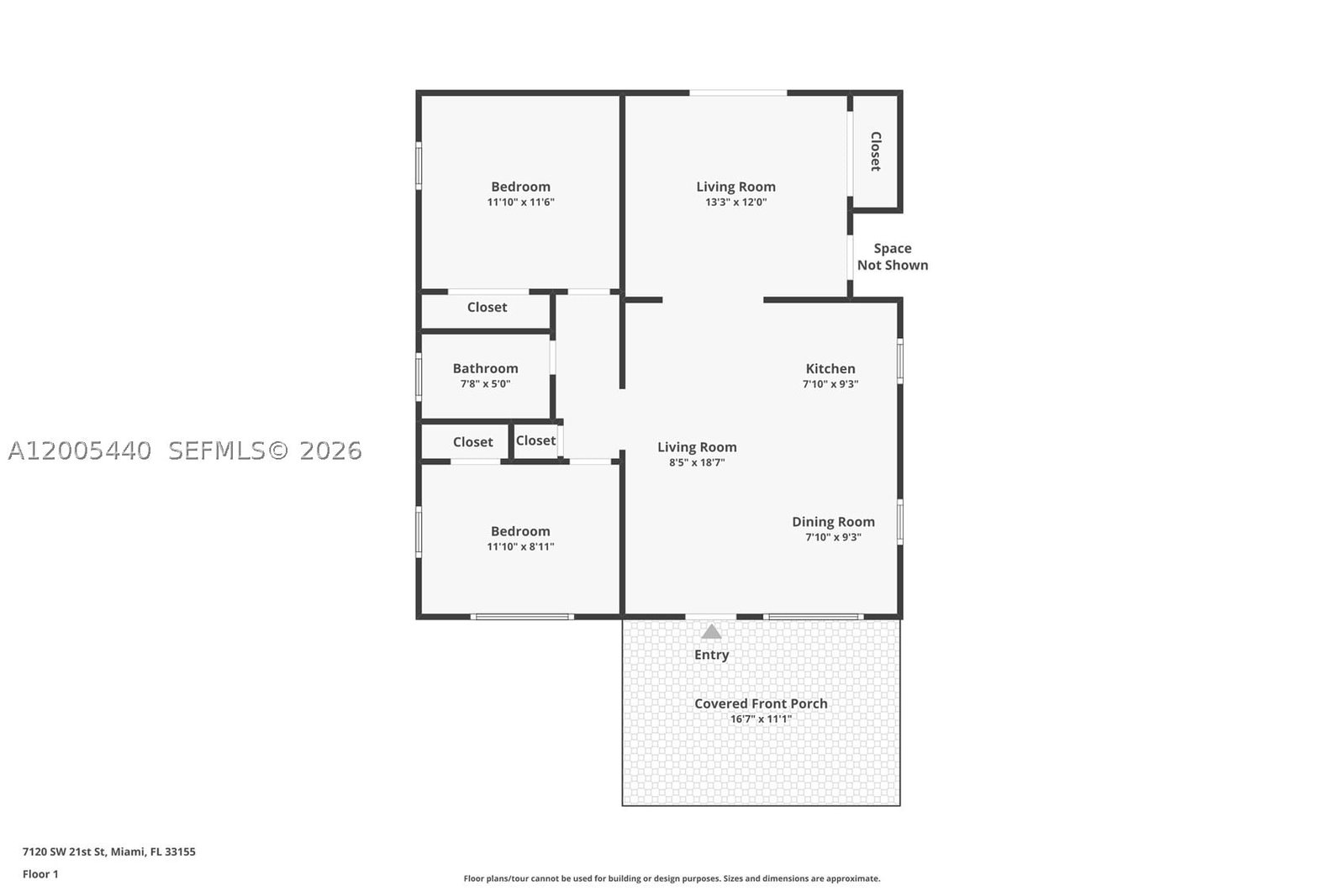Real estate property located at 7120 21st St, Miami-dade, Coral Terr Sec 1, Miami, FL