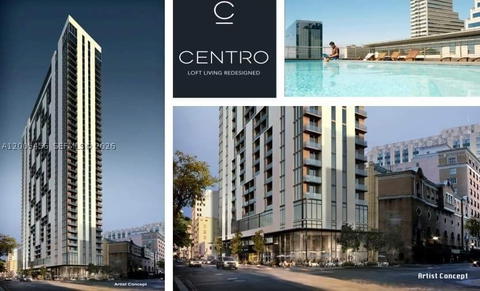 Real estate property located at 151 1st St #1609, Miami-dade, Centro Condo, Miami, FL