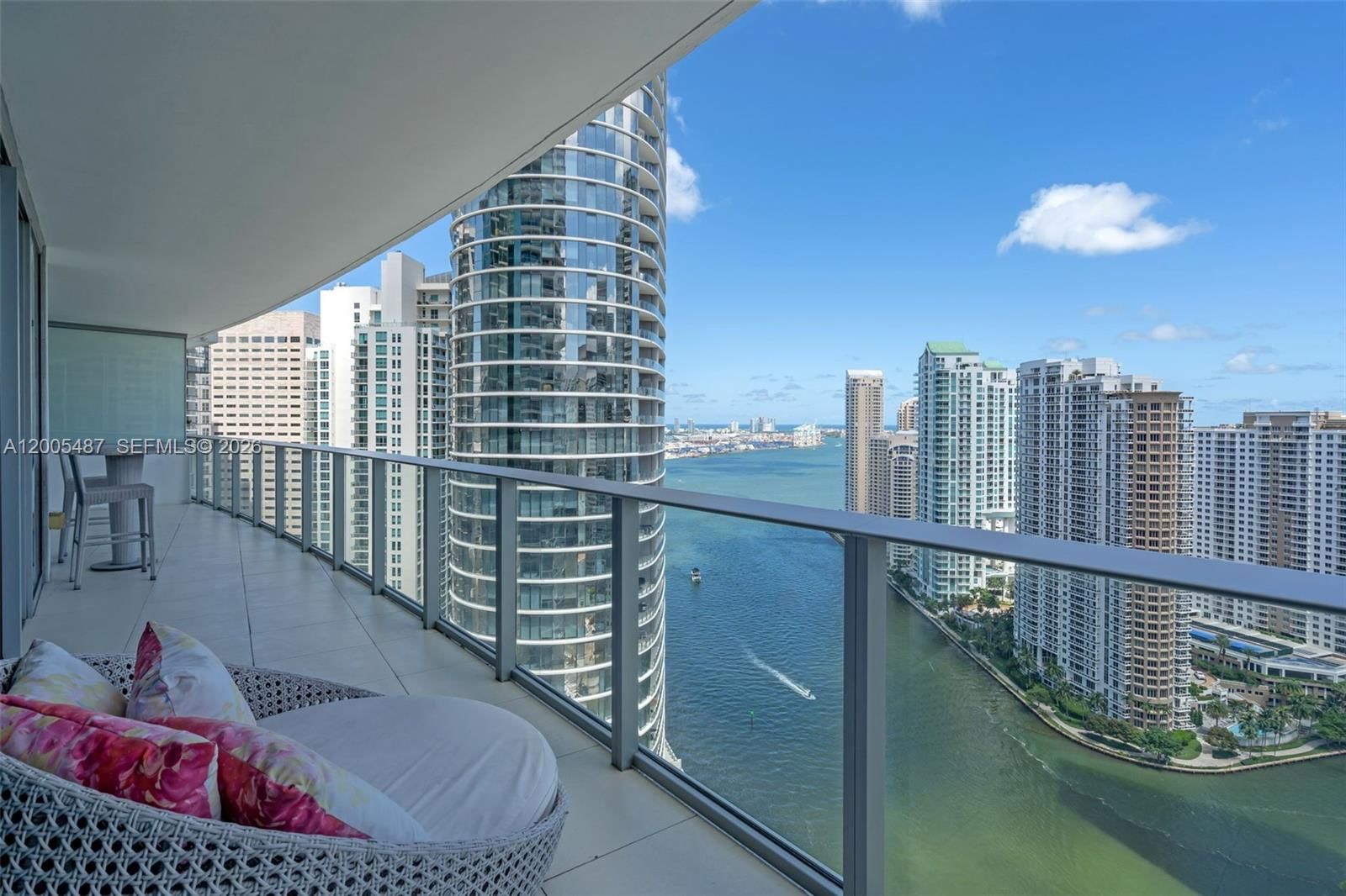 Real estate property located at 200 Biscayne Boulevard Way #3407, Miami-dade, Epic West Condo, Miami, FL