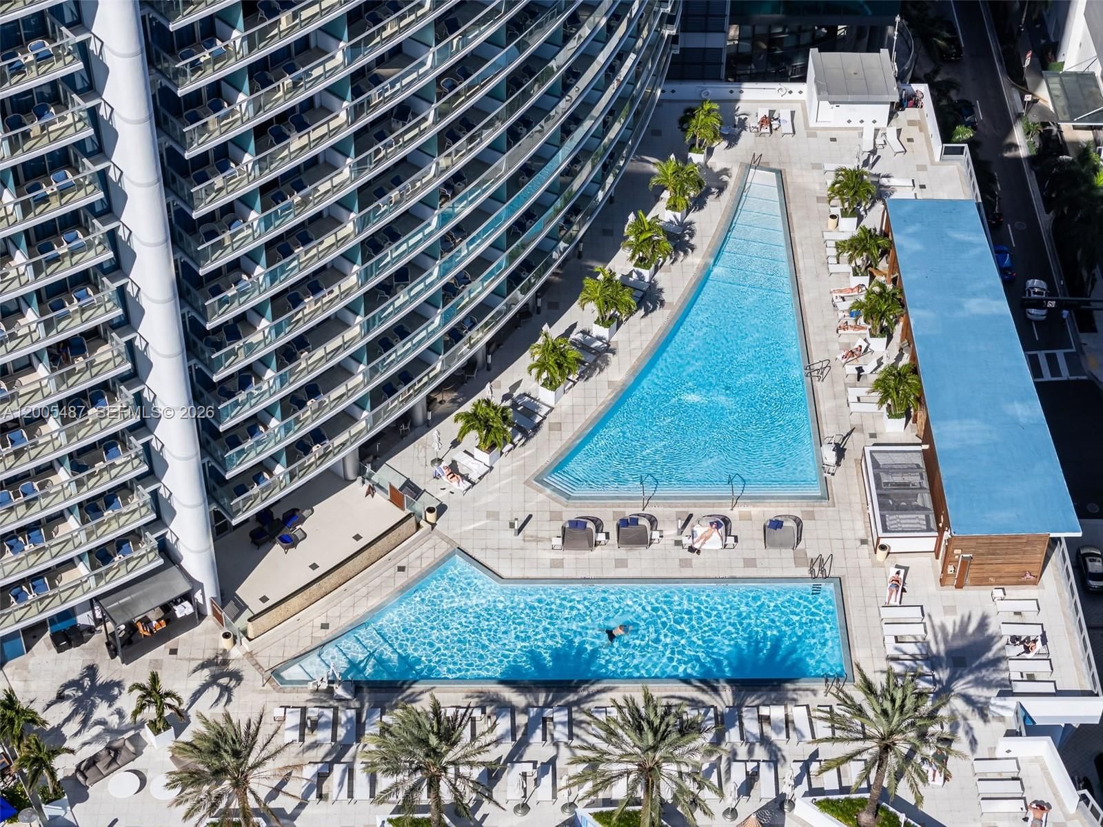 Real estate property located at 200 Biscayne Boulevard Way #3407, Miami-dade, Epic West Condo, Miami, FL