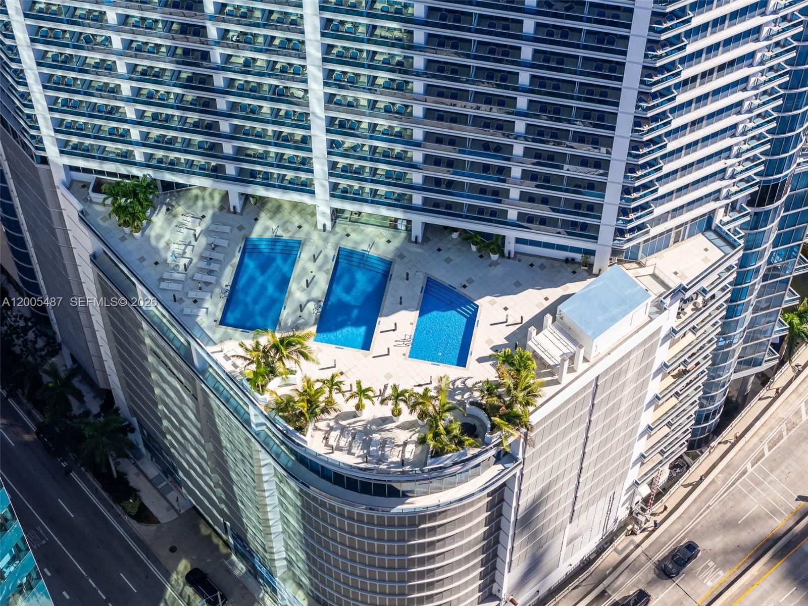 Real estate property located at 200 Biscayne Boulevard Way #3407, Miami-dade, Epic West Condo, Miami, FL