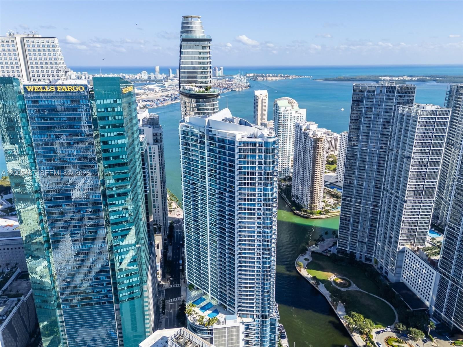 Real estate property located at 200 Biscayne Boulevard Way #3407, Miami-dade, Epic West Condo, Miami, FL