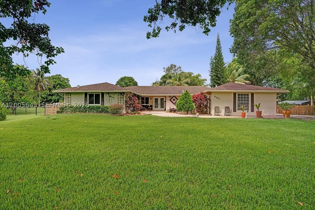 Real estate property located at 4981 186th Ave, Broward, Everglades Land Co, Southwest Ranches, FL