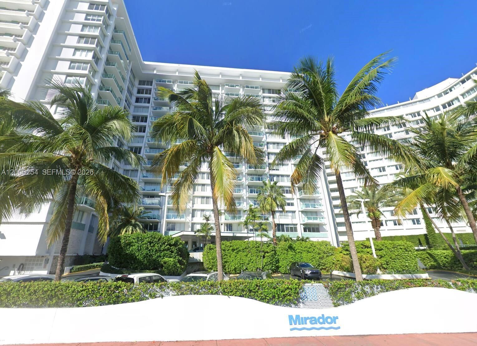 Real estate property located at 1000 West Ave #1105, Miami-dade, Mirador 1000 Condo, Miami Beach, FL