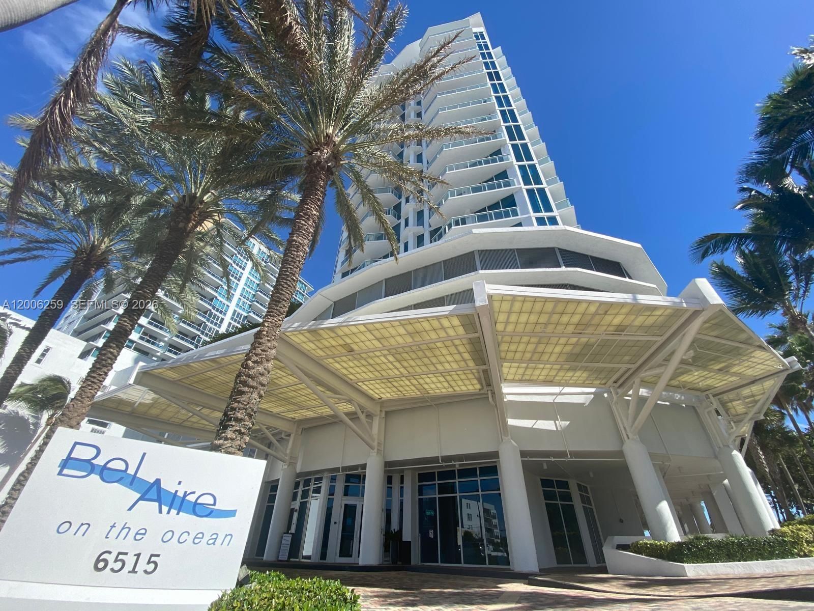 Real estate property located at 6515 Collins Ave #1505, Miami-dade, Bel-aire On The Ocean Con, Miami Beach, FL
