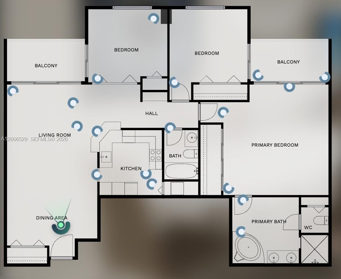 Real estate property located at 1900 Sunset Harbour Dr #2008, Miami-dade, Sunset Harbour North Cond, Miami Beach, FL