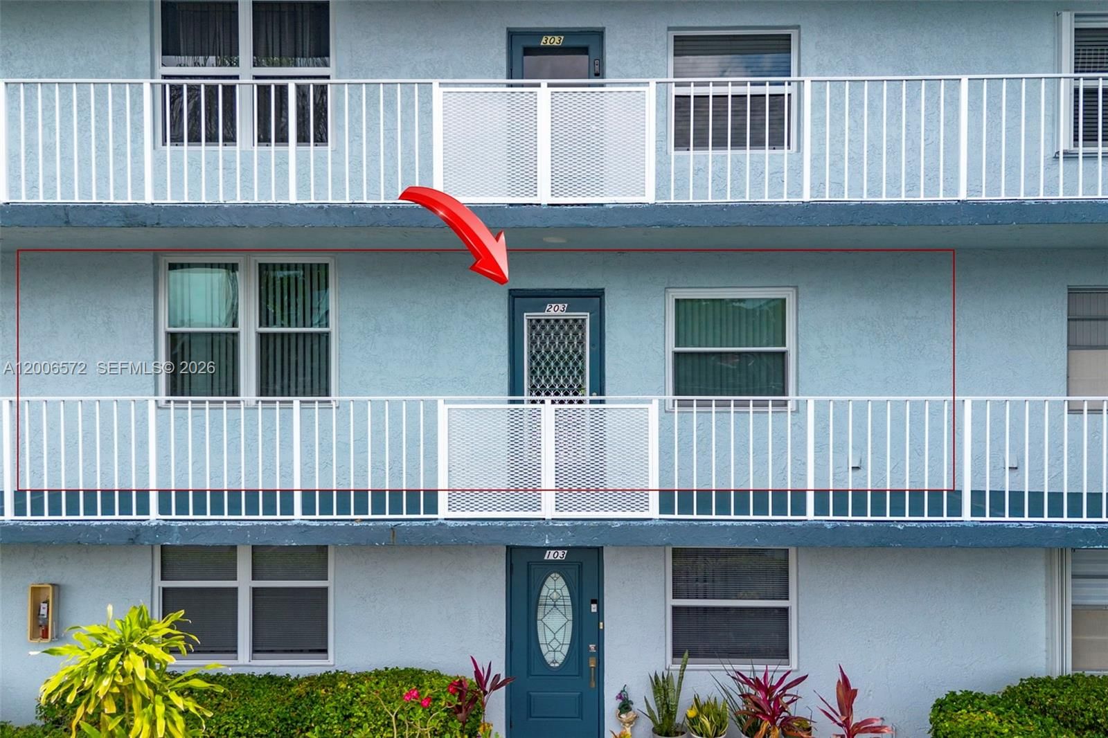 Real estate property located at 7610 18th St #203, Broward, 14 Of Palm Springs 2 Cond, Margate, FL