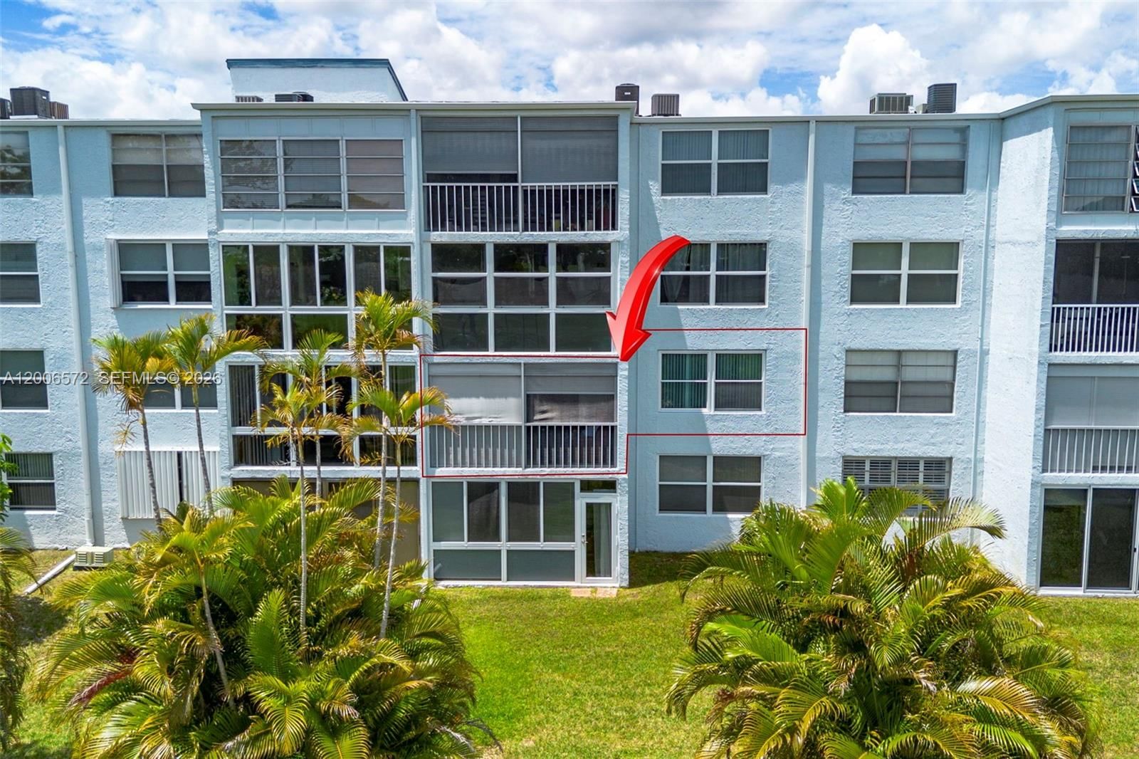 Real estate property located at 7610 18th St #203, Broward, 14 Of Palm Springs 2 Cond, Margate, FL