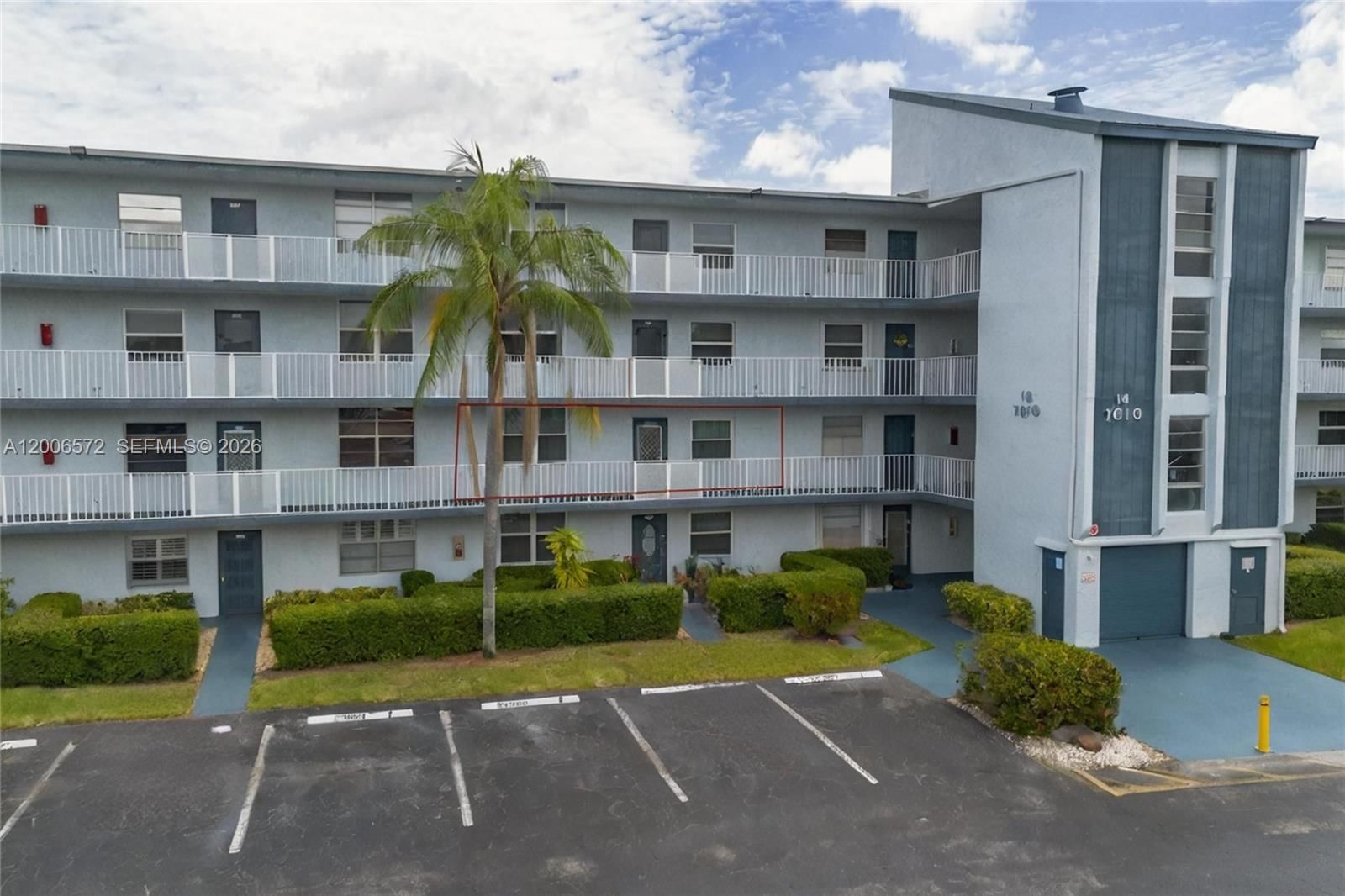 Real estate property located at 7610 18th St #203, Broward, 14 Of Palm Springs 2 Cond, Margate, FL