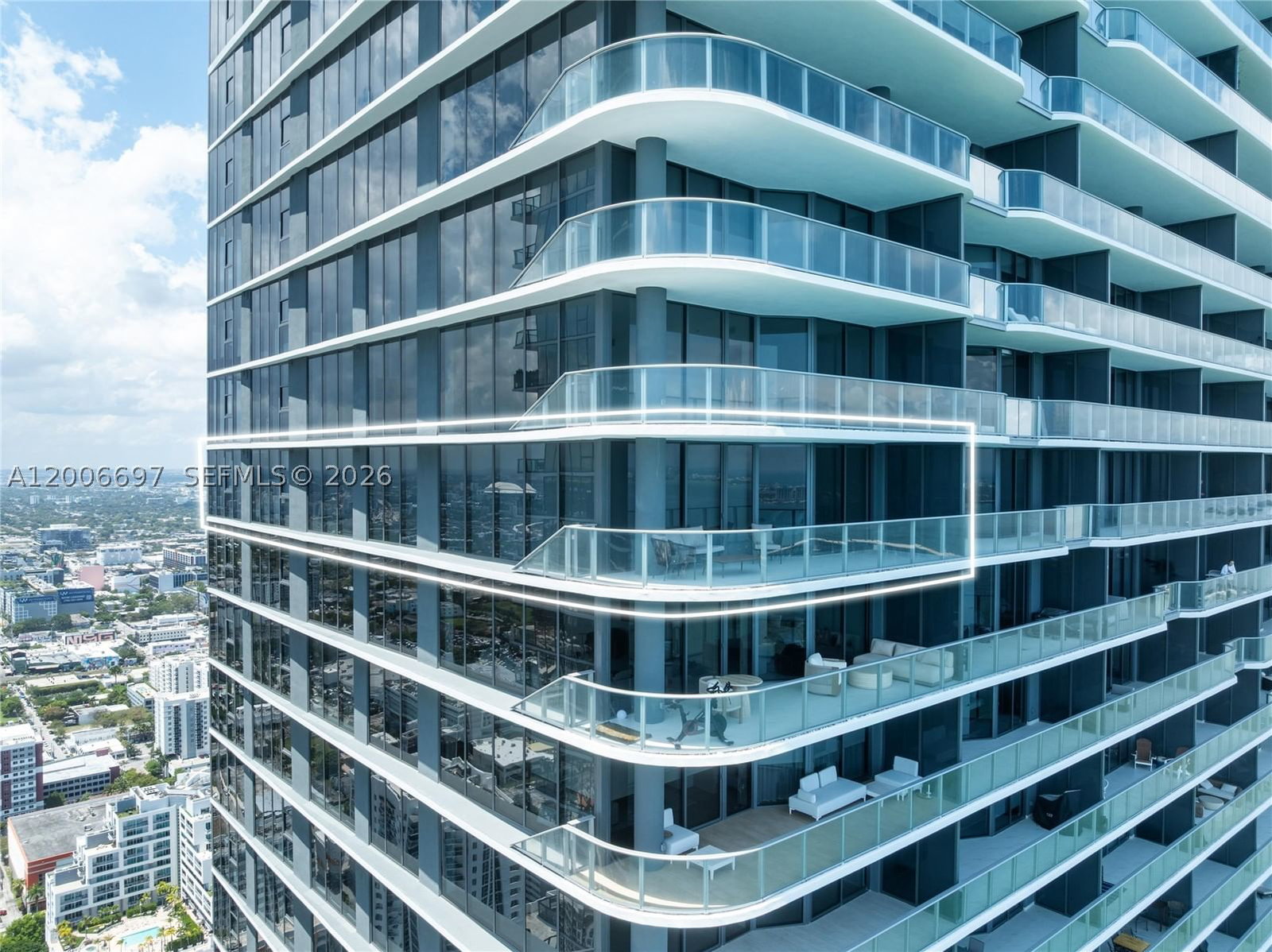 Real estate property located at 700 24th ST #5407, Miami-dade, Aria Reserve, Miami, FL