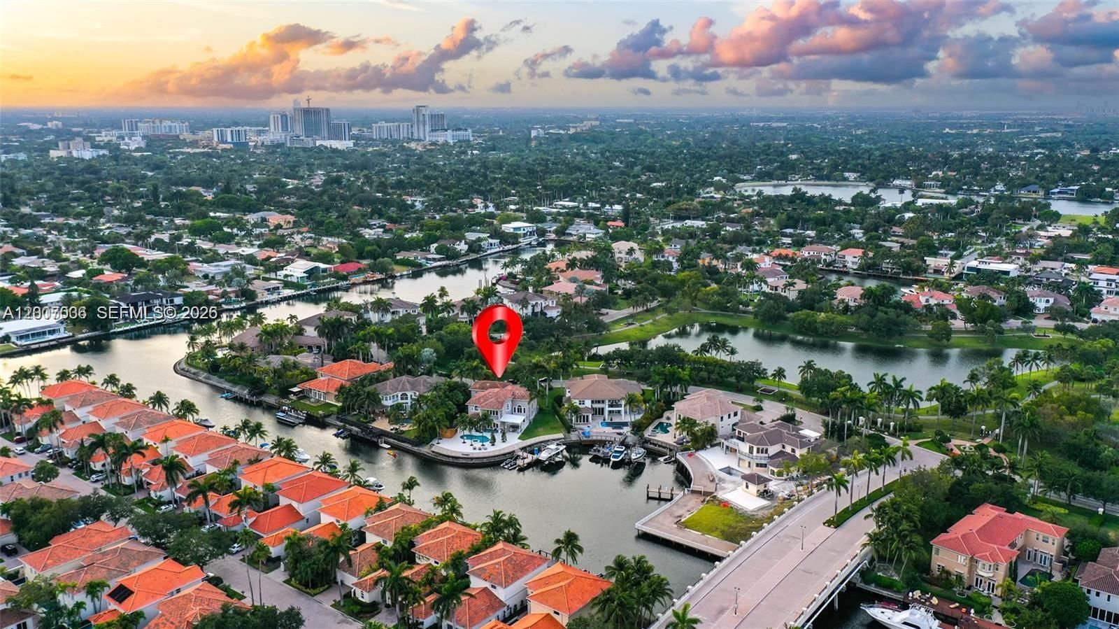 Real estate property located at 1260 Harbor Ct, Broward, Three Islands 3rd Section, Hollywood, FL