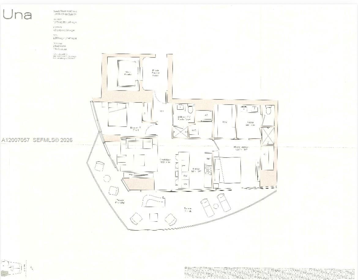 Real estate property located at 175 25 Road #803, Miami-dade, Una Residence Unit 803, Miami, FL