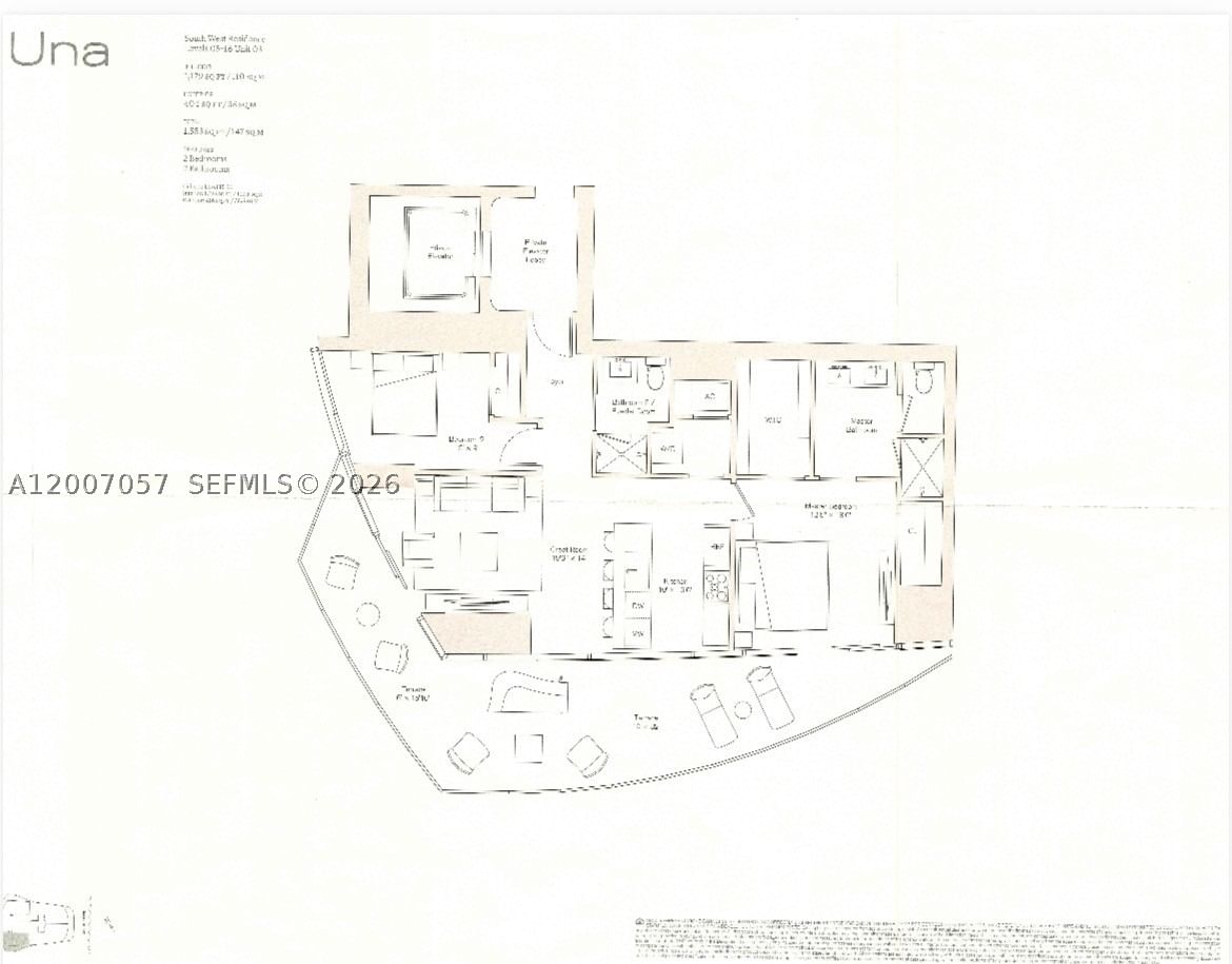 Real estate property located at 175 25 Road #803, Miami-dade, Una Residence Unit 803, Miami, FL