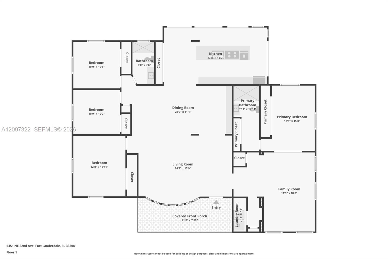 Real estate property located at 5451 22nd Ave, Broward, Knoll Ridge, Fort Lauderdale, FL