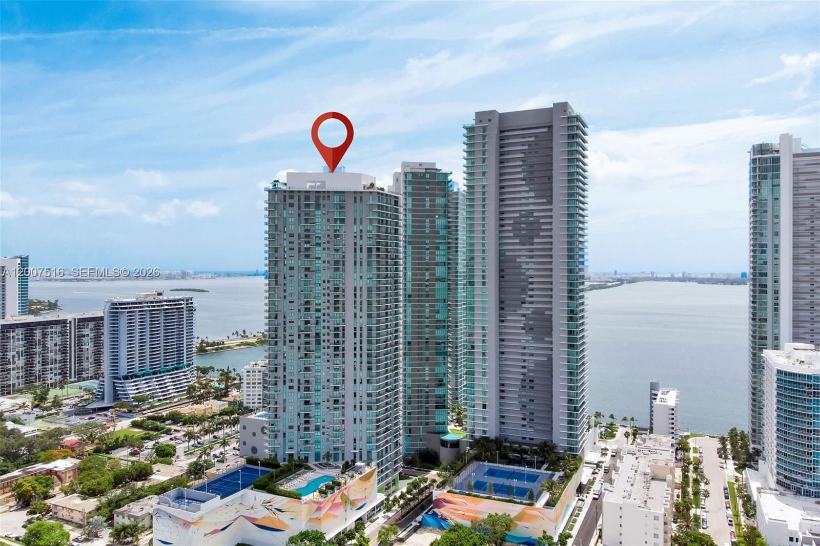 Real estate property located at 501 31st St #3704, Miami-dade, Paraiso Bayviews Condo, Miami, FL