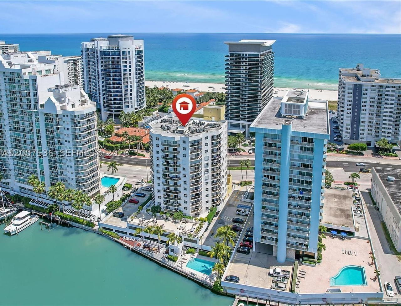 Real estate property located at 5880 Collins Ave #1006, Miami-dade, La Rive Gauche Condo, Miami Beach, FL