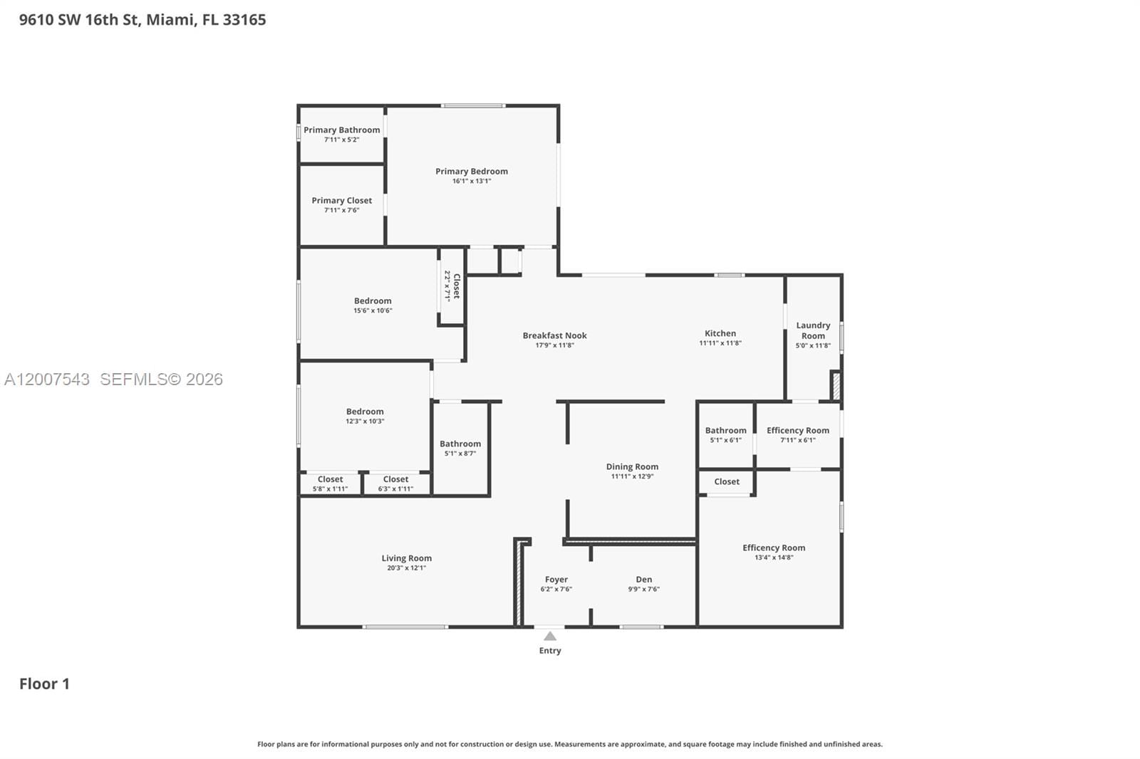 Real estate property located at 9610 16th St, Miami-dade, David Blank Estates, Miami, FL