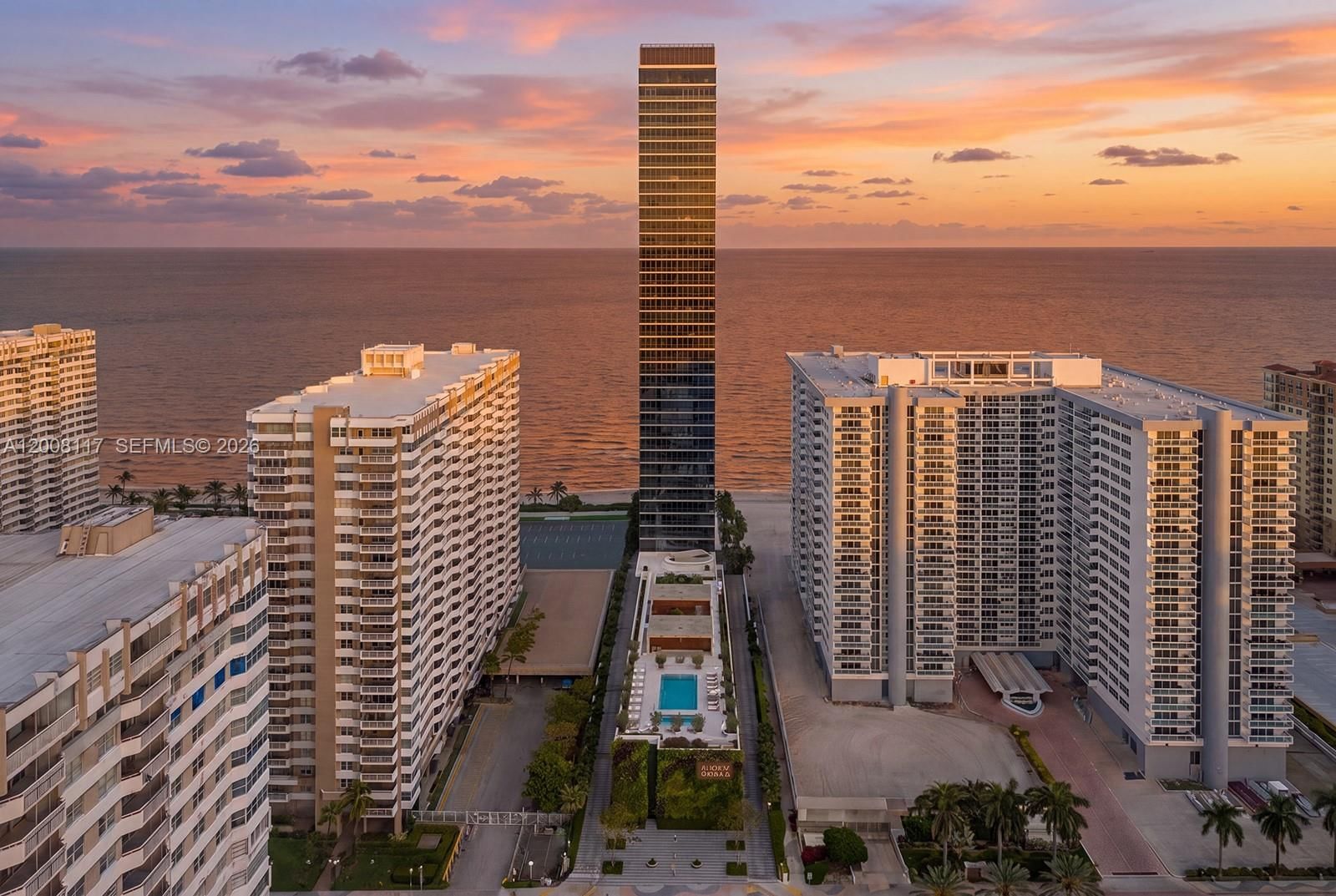 Real estate property located at 2000 Ocean Dr #17A, Broward, 2000 Ocean Condo, Hallandale Beach, FL