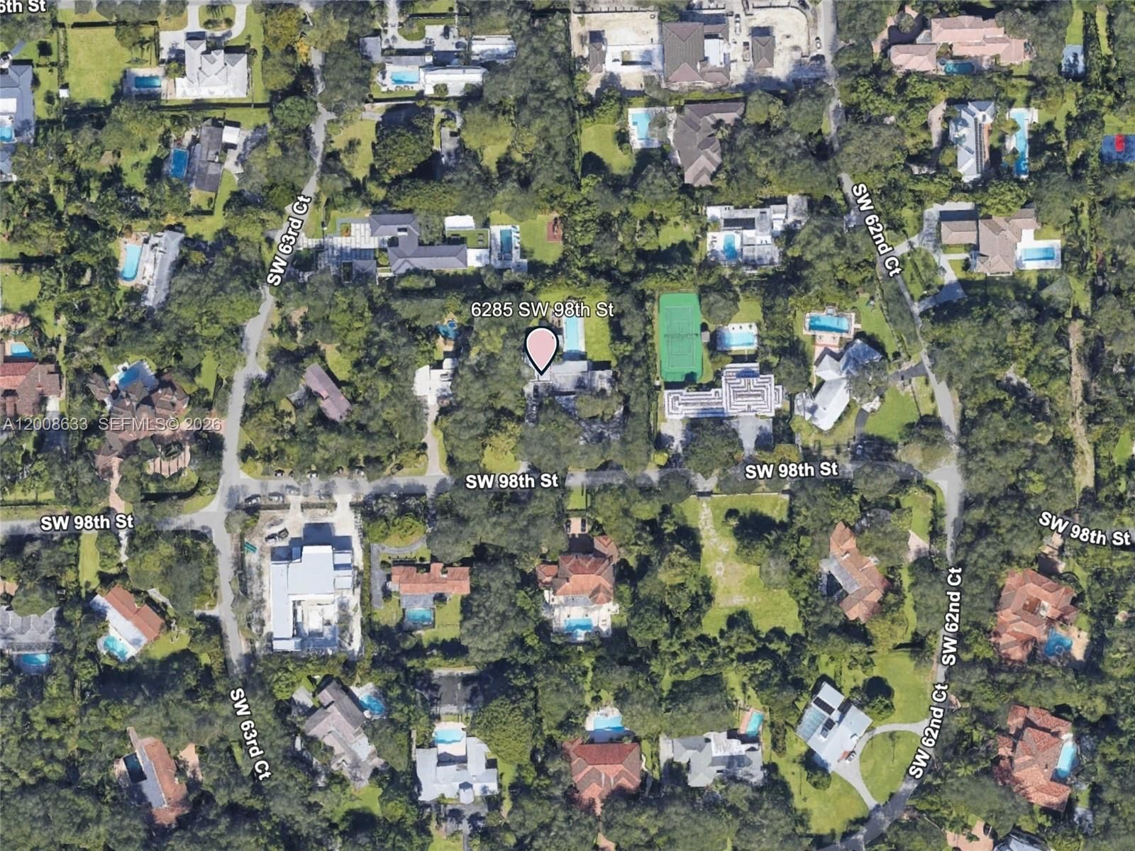 Real estate property located at 6285 98th St, Miami-dade, Pine Acres Ests, Pinecrest, FL