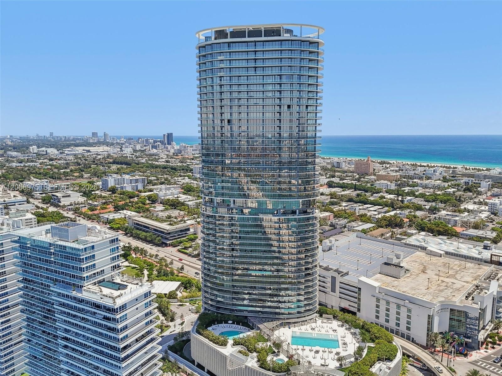 Real estate property located at 500 Alton Rd. #3004, Miami-dade, Five Park Condo, Miami Beach, FL