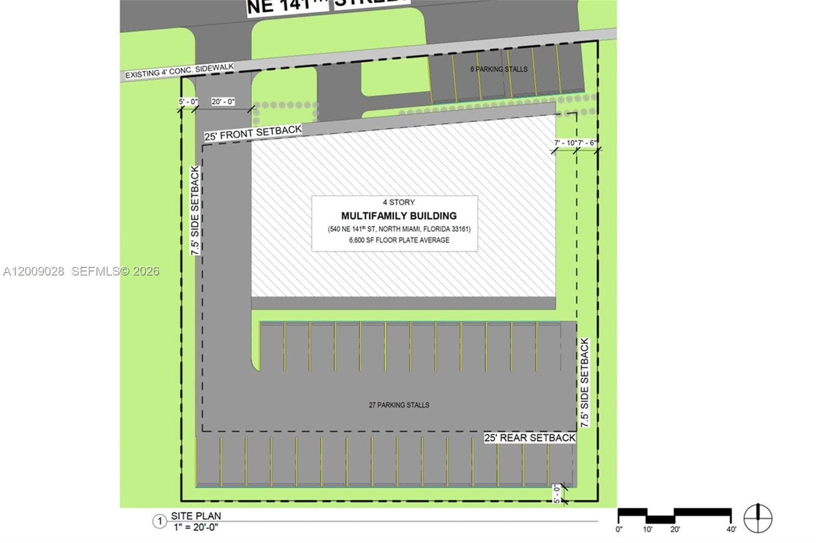 Real estate property located at 530 141st St, Miami-dade, Rucks Park, North Miami, FL