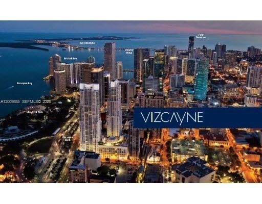 Real estate property located at 253 2nd St #2005, Miami-dade, Vizcayne South Condo, Miami, FL