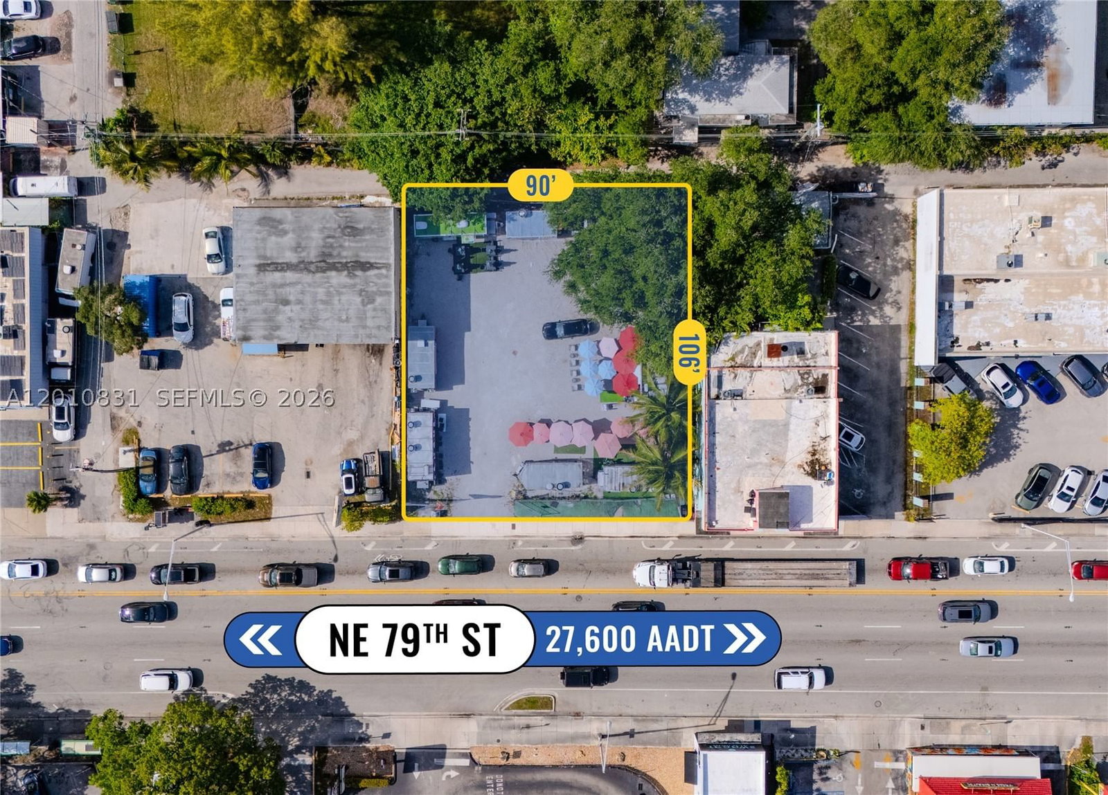 Real estate property located at 633 79th St, Miami-dade, Comml Shore Crest, Miami, FL