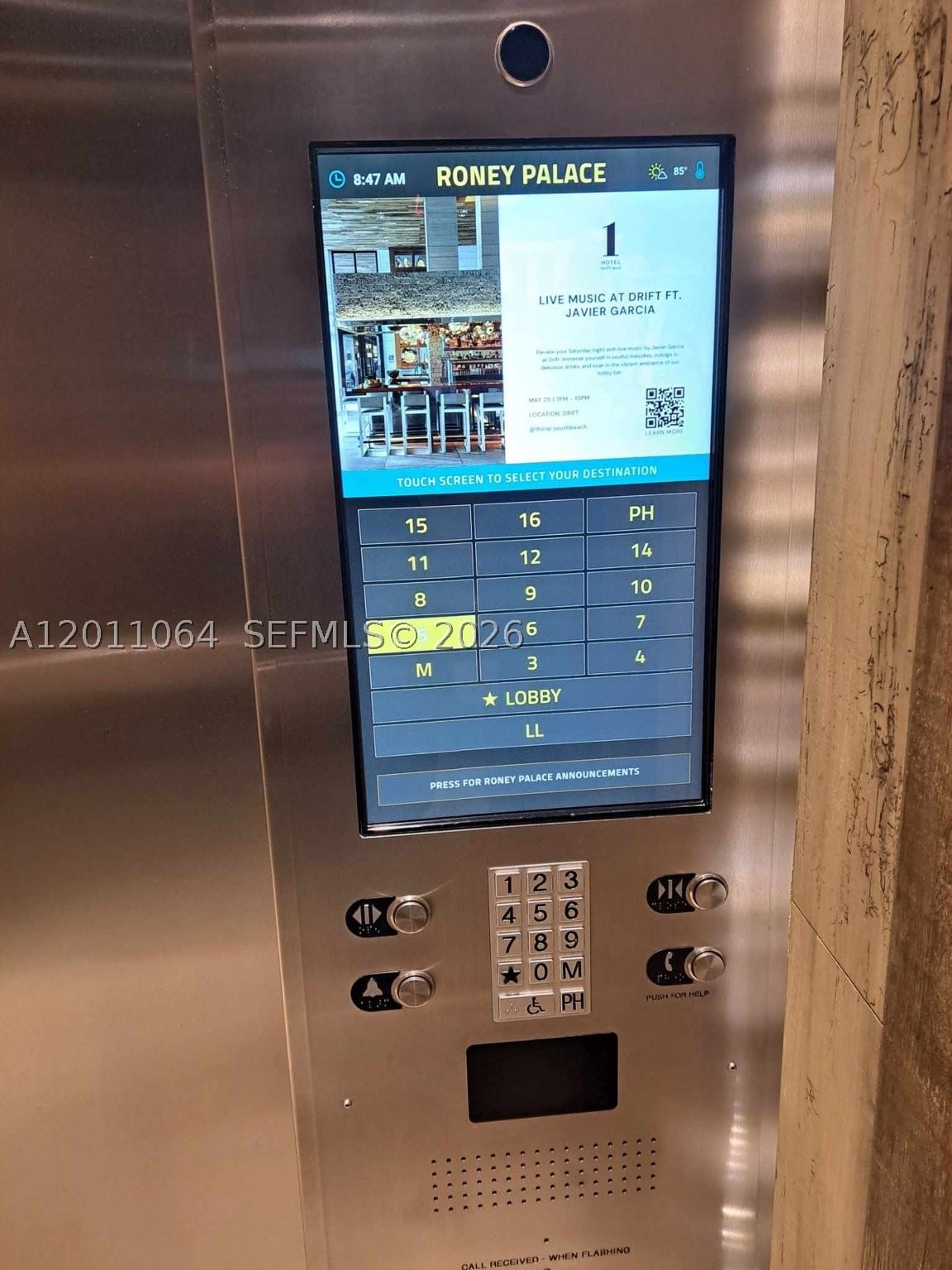 Real estate property located at 2301 Collins Ave #504, Miami-dade, Roney Palace Condo, Miami Beach, FL