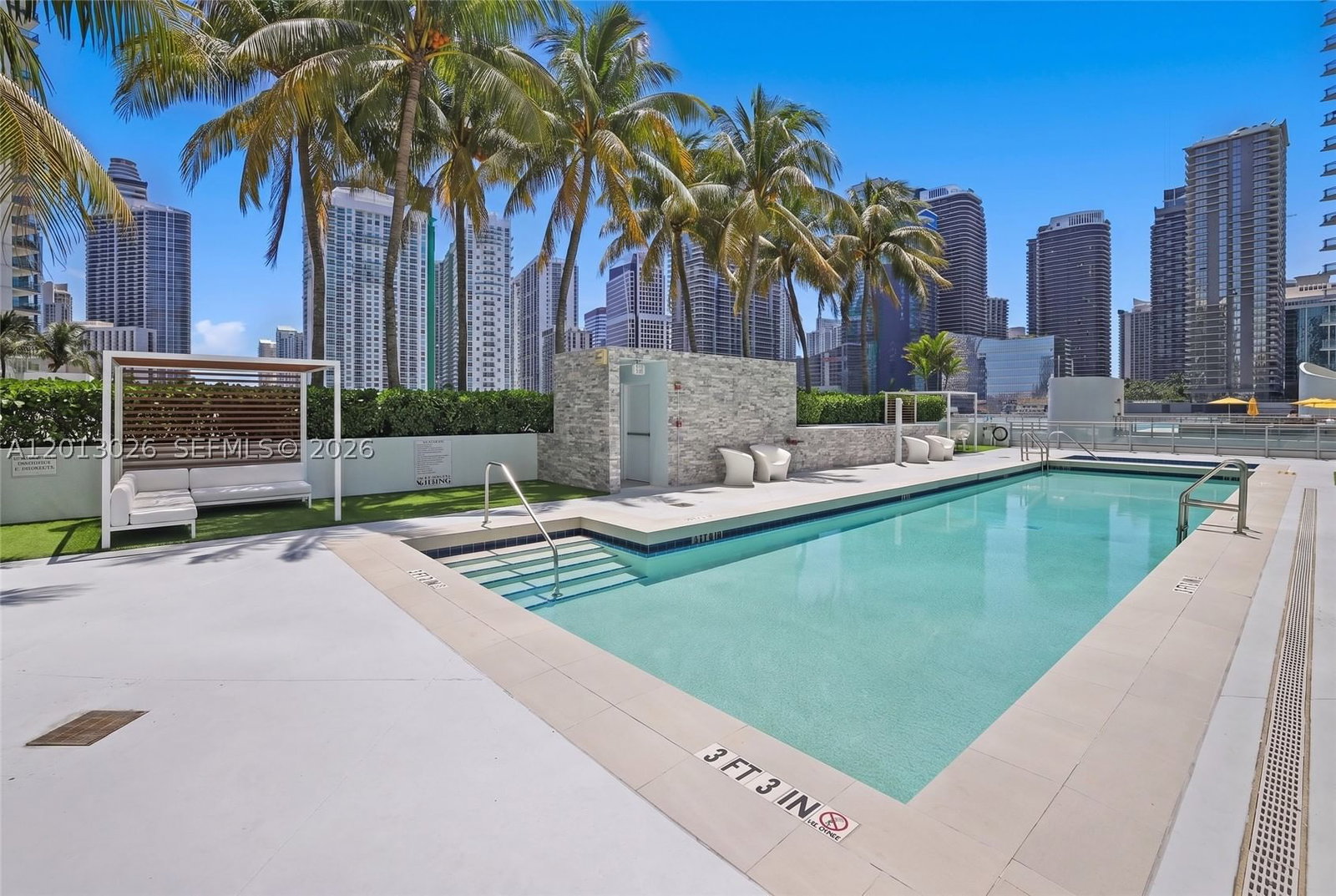 Real estate property located at 90 3rd St #1608, Miami-dade, Ivy Condo, Miami, FL