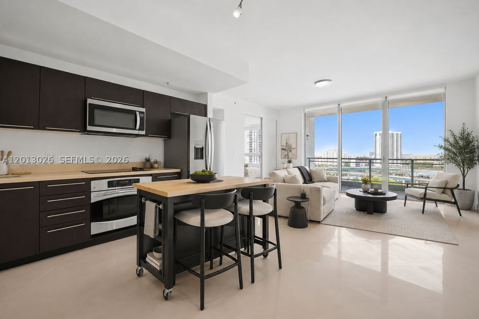 Real estate property located at 90 3rd St #1608, Miami-dade, Ivy Condo, Miami, FL