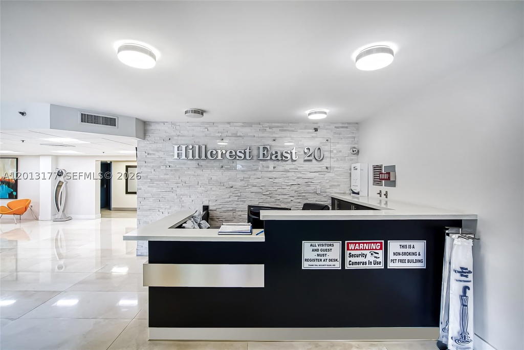 Real estate property located at 919 Hillcrest Dr #607, Broward, Hillcrest East 20, Hollywood, FL