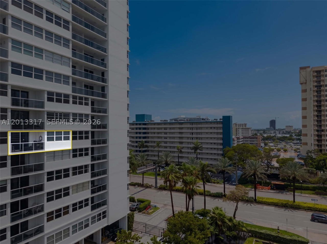Real estate property located at 1880 Ocean Dr #705, Broward, La Mer Estates West Condo, Hallandale Beach, FL