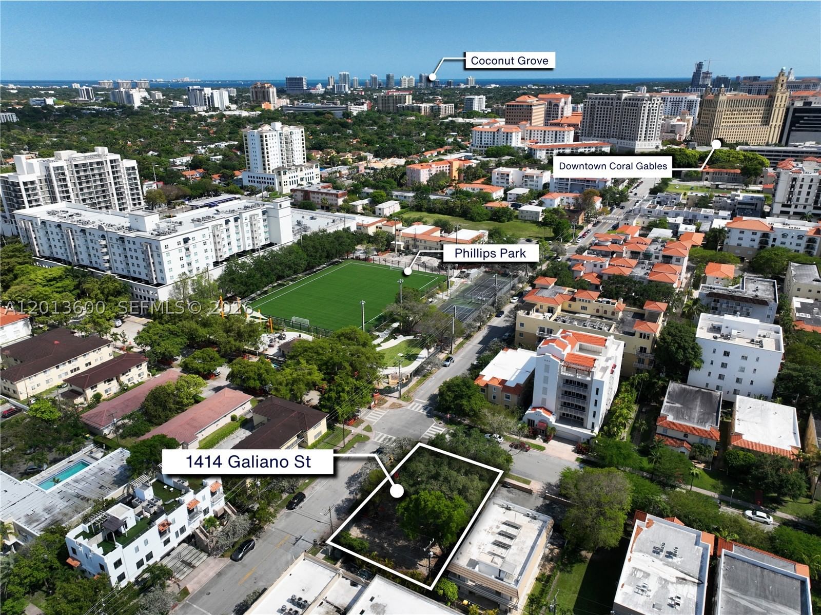 Real estate property located at 1414 Galiano St, Miami-dade, C Gab Douglas Sec, Coral Gables, FL