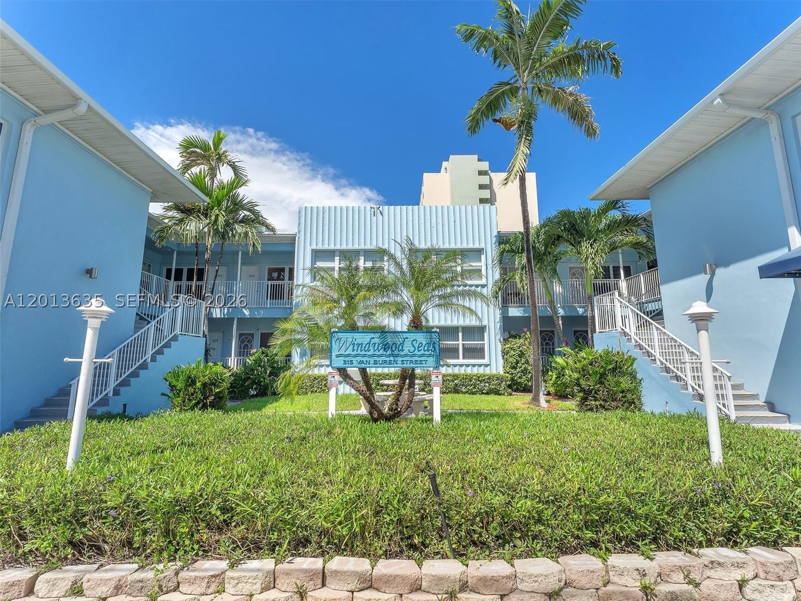 Real estate property located at 315 Van Buren St #103B, Broward, Windwood Seas Condo, Hollywood, FL
