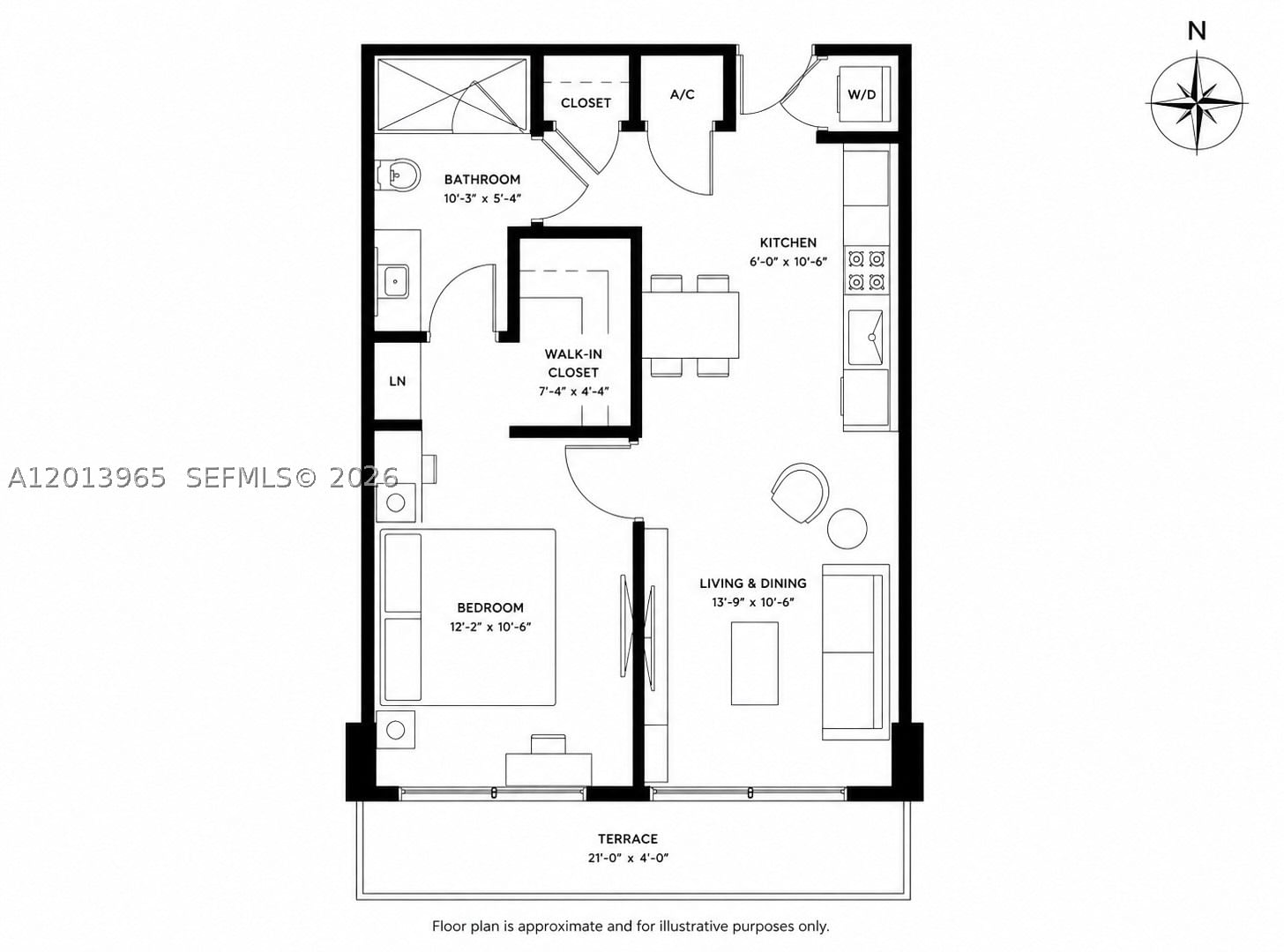 Real estate property located at 2700 2nd Ave #202, Miami-dade, Marion Pl, Miami, FL