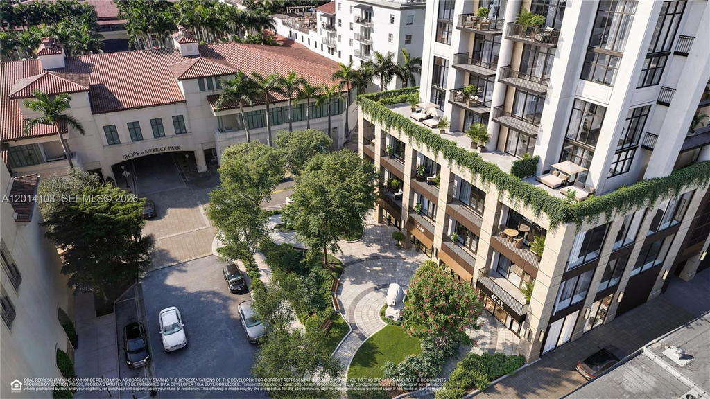 Real estate property located at 4241 Aurora Street PH-1205, Miami-dade, Coral Gables Ind Sec, Coral Gables, FL