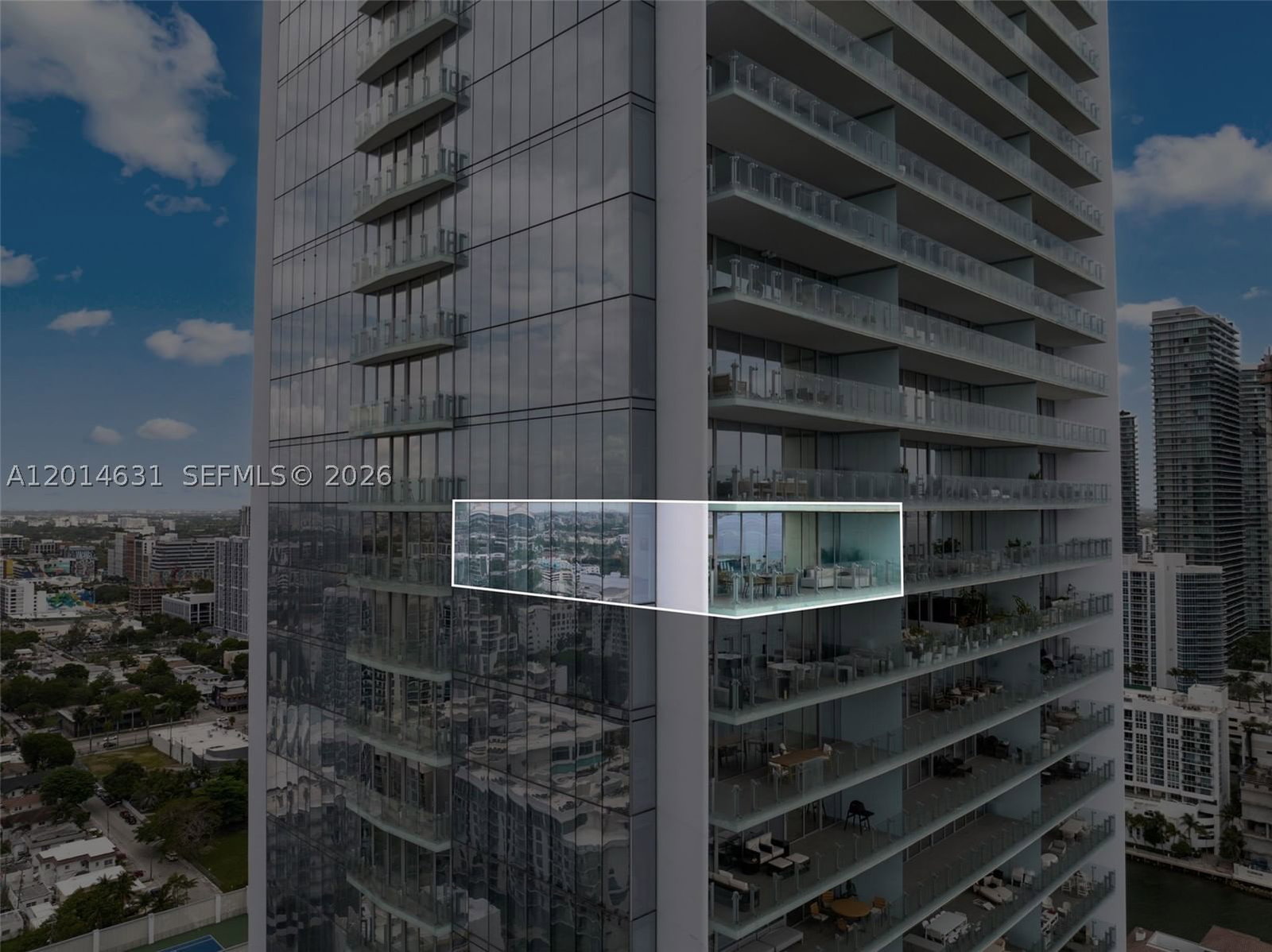 Real estate property located at 700 26th Ter #2803, Miami-dade, Missoni Baia, Miami, FL