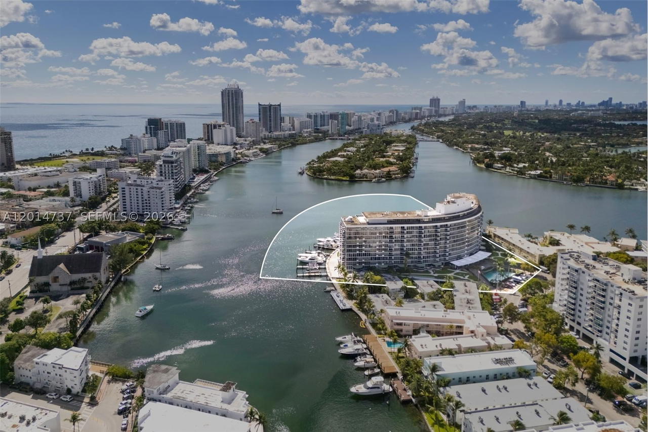 Real estate property located at 900 Bay Dr #1005 + Dock DS14, Miami-dade, King Cole Condo, Miami Beach, FL