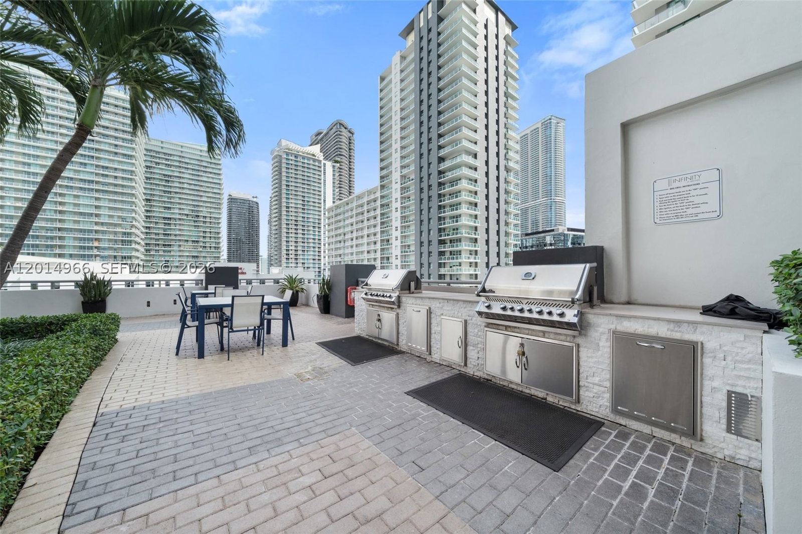 Real estate property located at 60 13th St #4008, Miami-dade, Infinity At Brickell Cond, Miami, FL