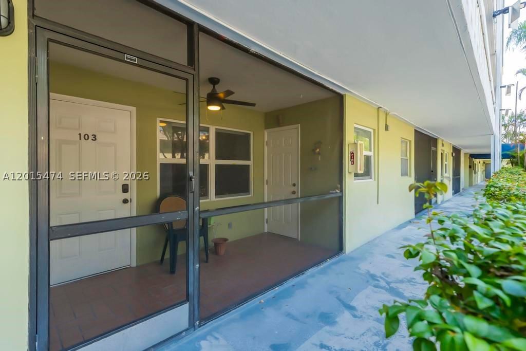 Real estate property located at 1425 Arthur St #103A, Broward, Santa Monica Condominium, Hollywood, FL