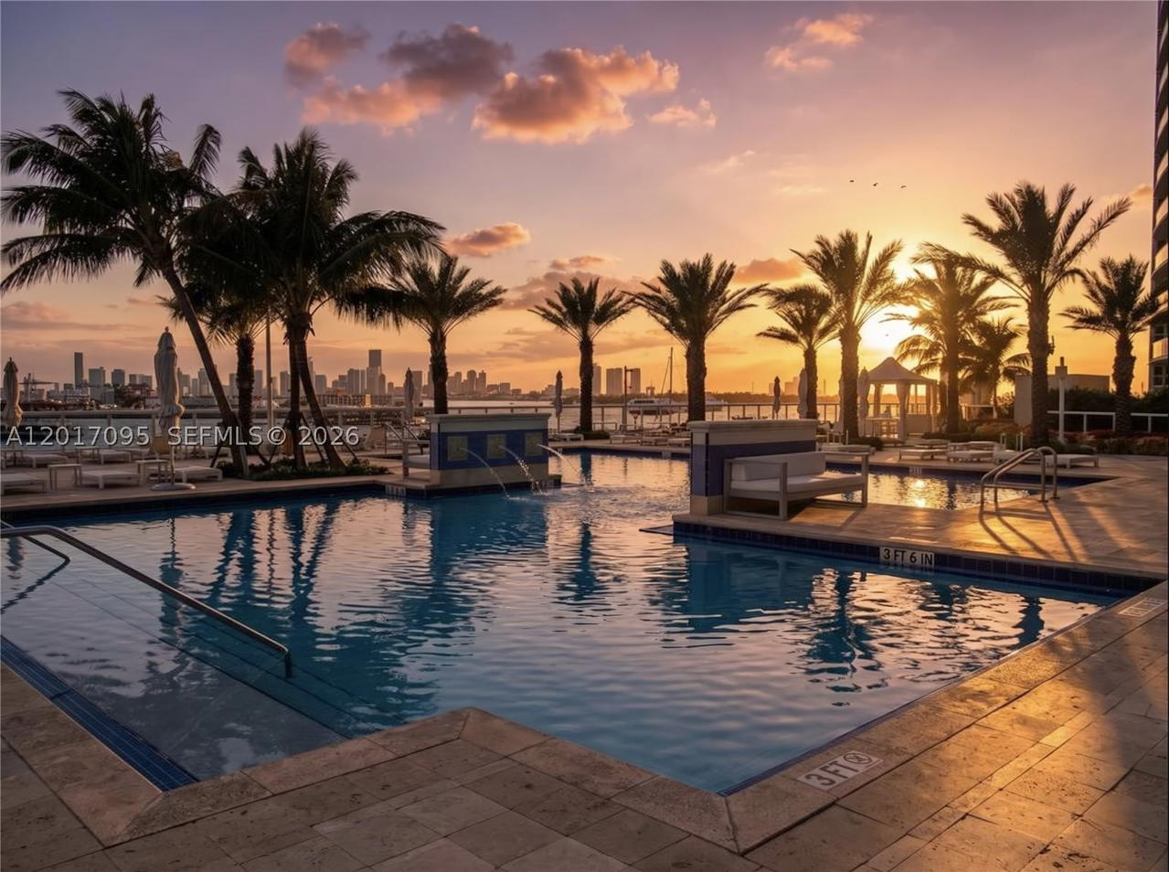 Real estate property located at 400 Alton Rd #1709, Miami-dade, Murano Grande At Portofin, Miami Beach, FL