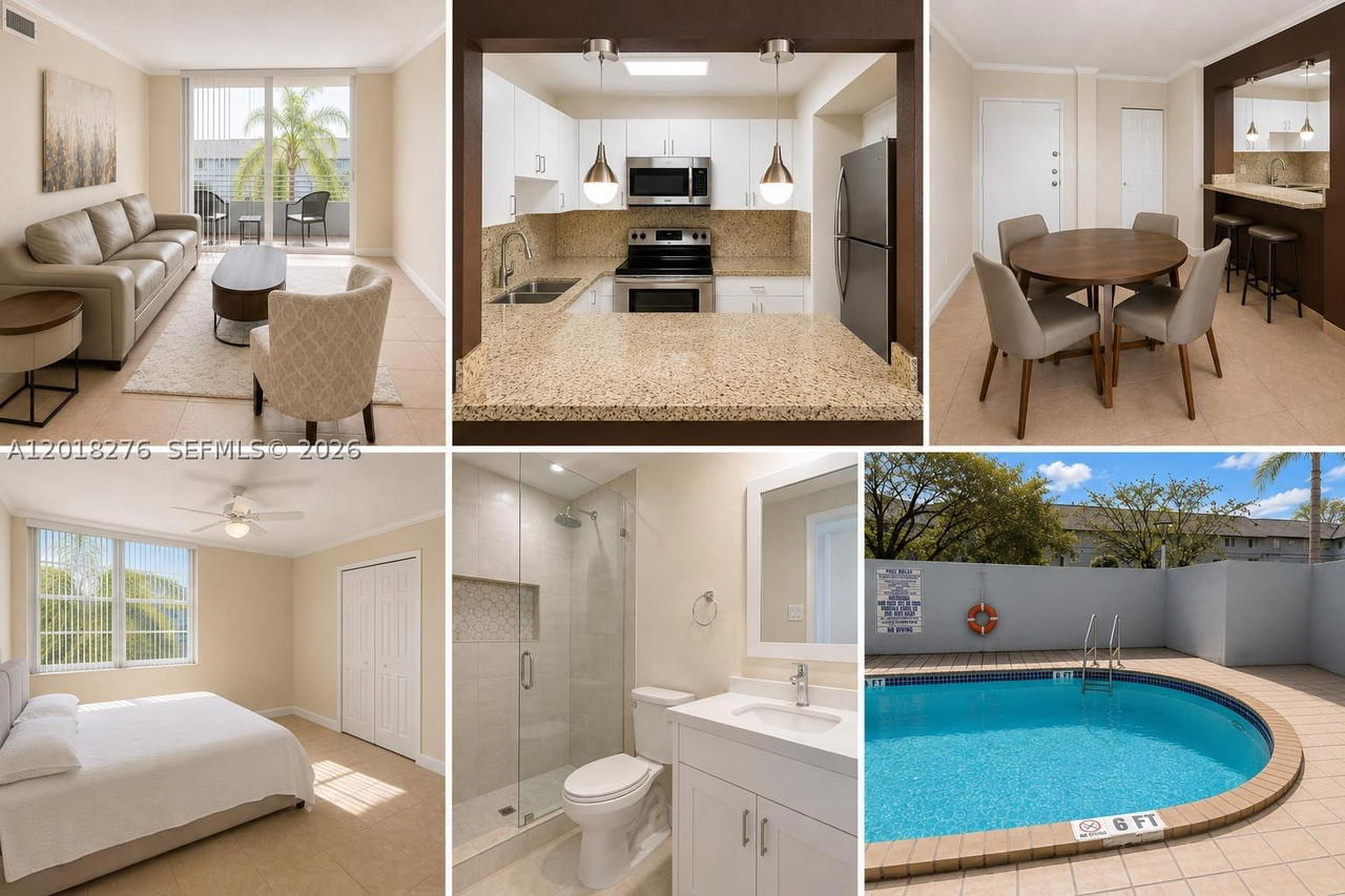 Real estate property located at 8201 8th St #1-407, Miami-dade, Palm Court Of Miami Condo, Miami, FL