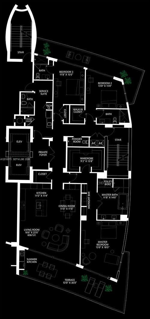 Real estate property located at 3250 188th St #408, Miami-dade, Echo Aventura, Aventura, FL