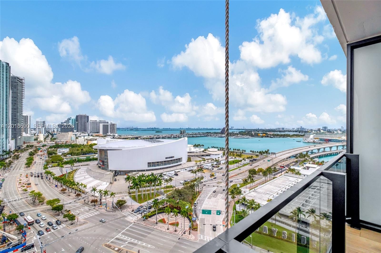 Real estate property located at 398 5th St #1407, Miami-dade, Map Of Miami Dade Co. Fl., Miami, FL