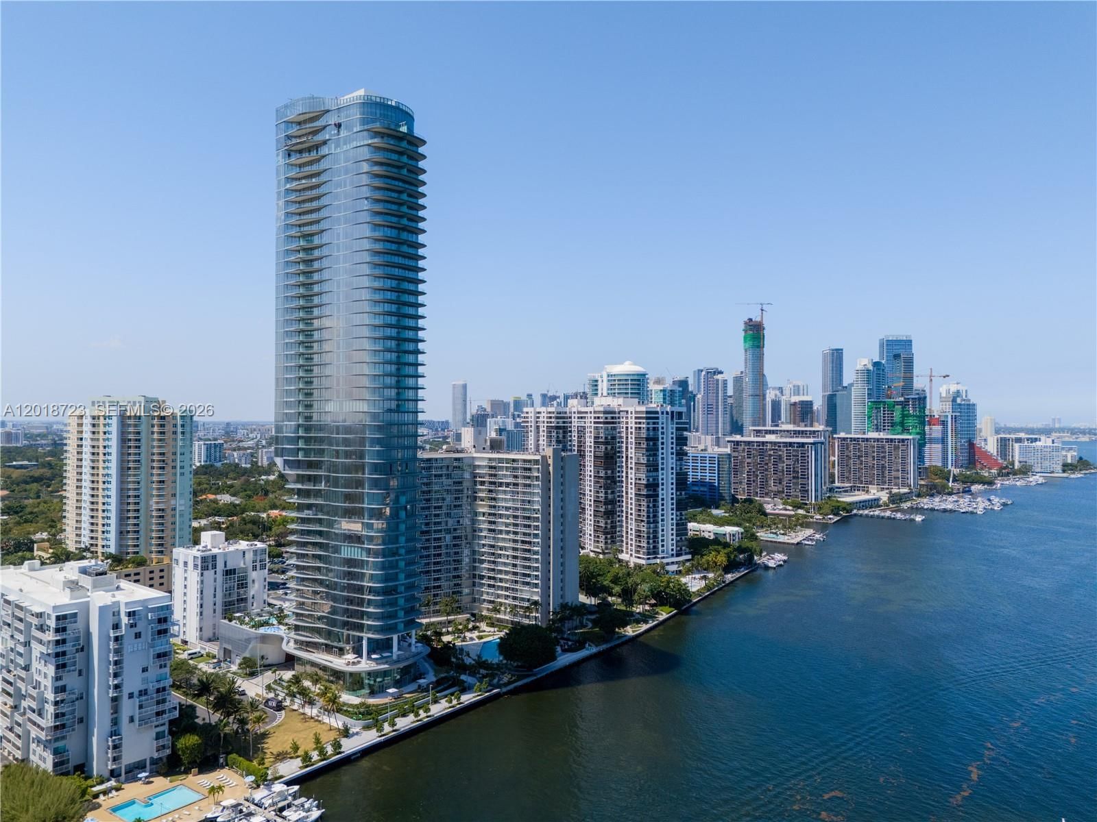 Real estate property located at 175 SE 25 RD #804, Miami-dade, Una Residences, Miami, FL