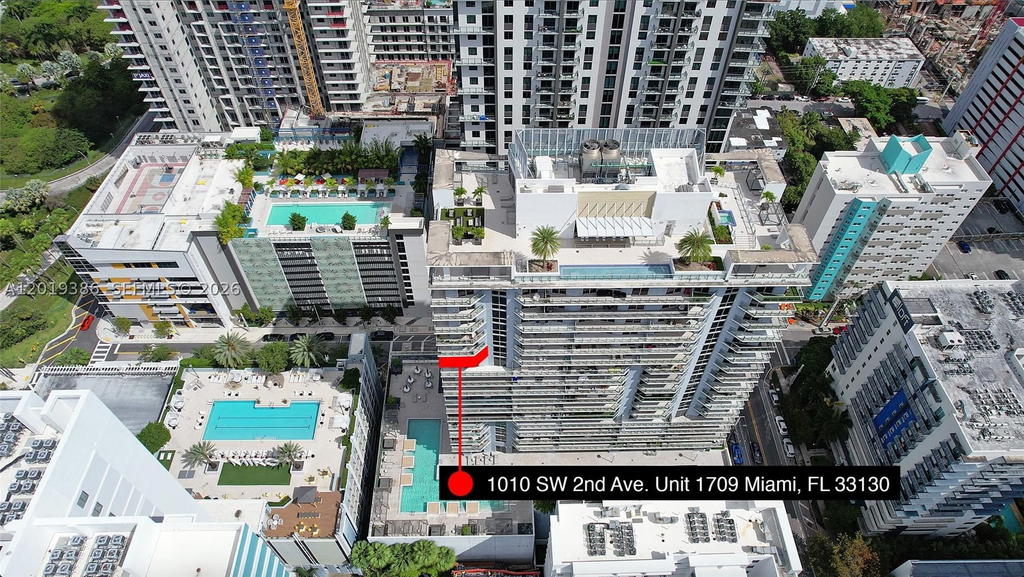 Real estate property located at 1010 2nd Ave #1709, Miami-dade, Brickell Ten Condo, Miami, FL