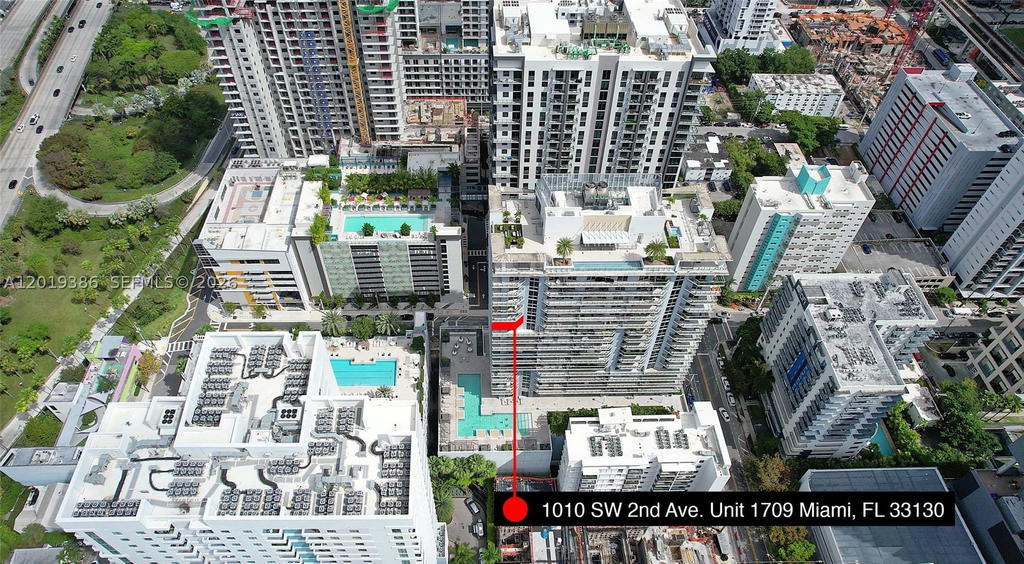 Real estate property located at 1010 2nd Ave #1709, Miami-dade, Brickell Ten Condo, Miami, FL